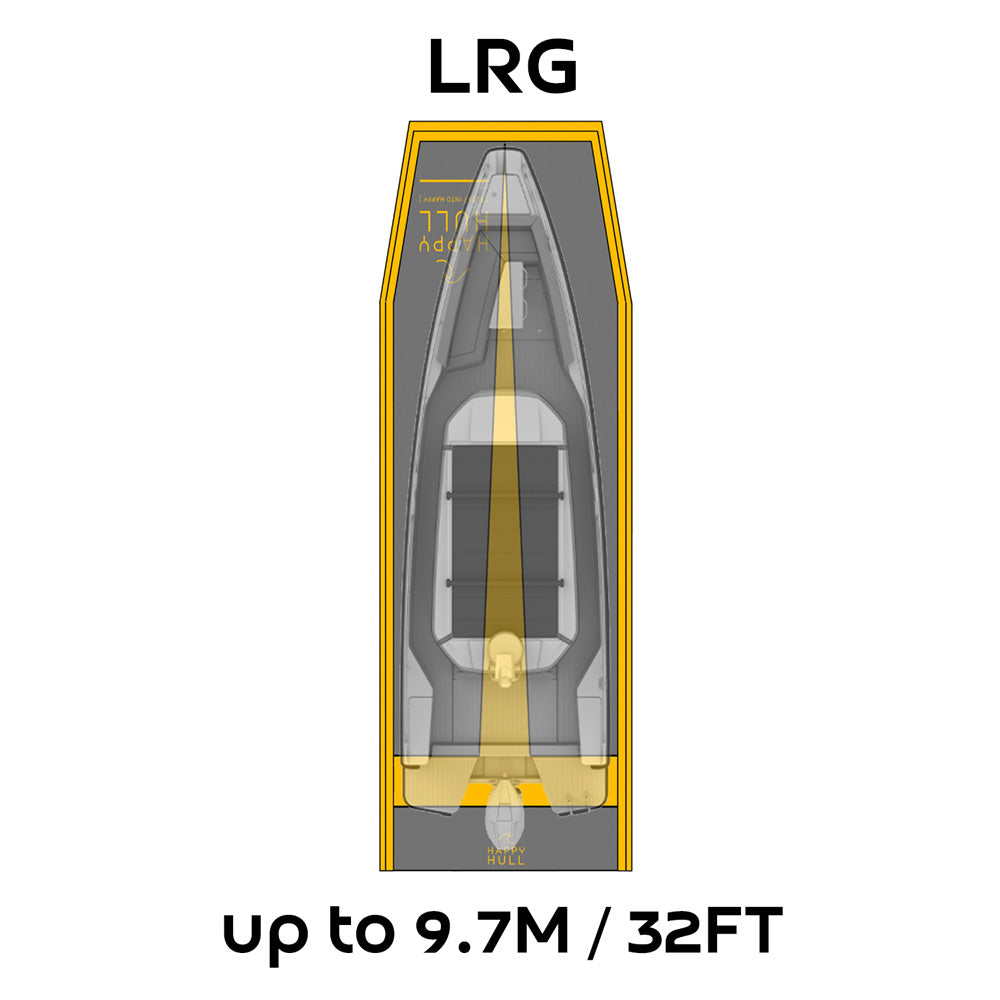 Happy Hull PRO Dock Boat Hull Protector LRG